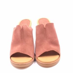 Kork-Ease Suede Heeled Slides